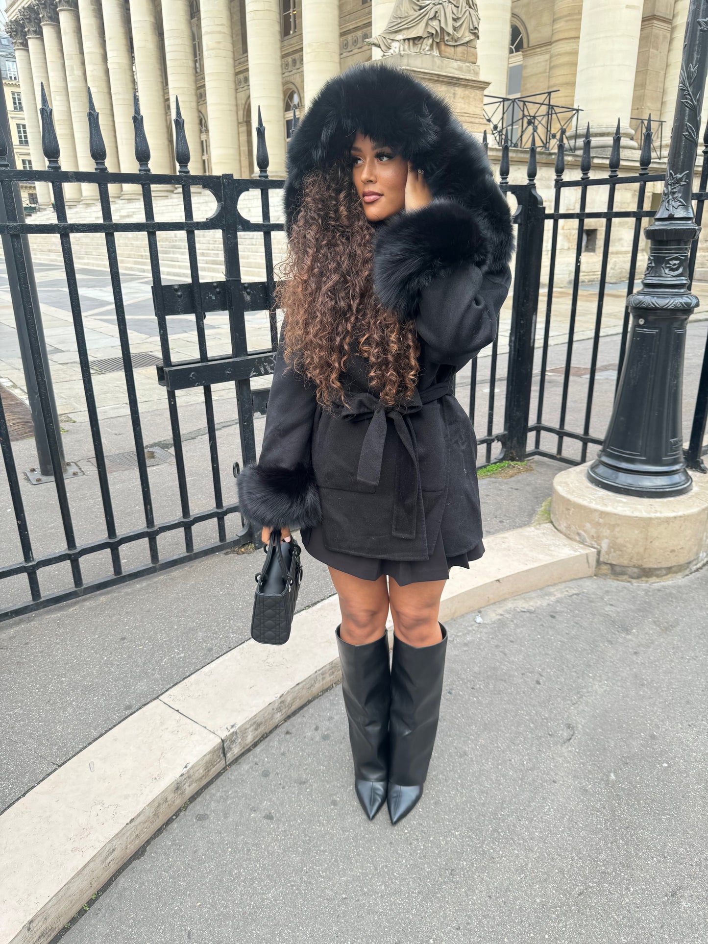 Manteau en Fourrure de Renard