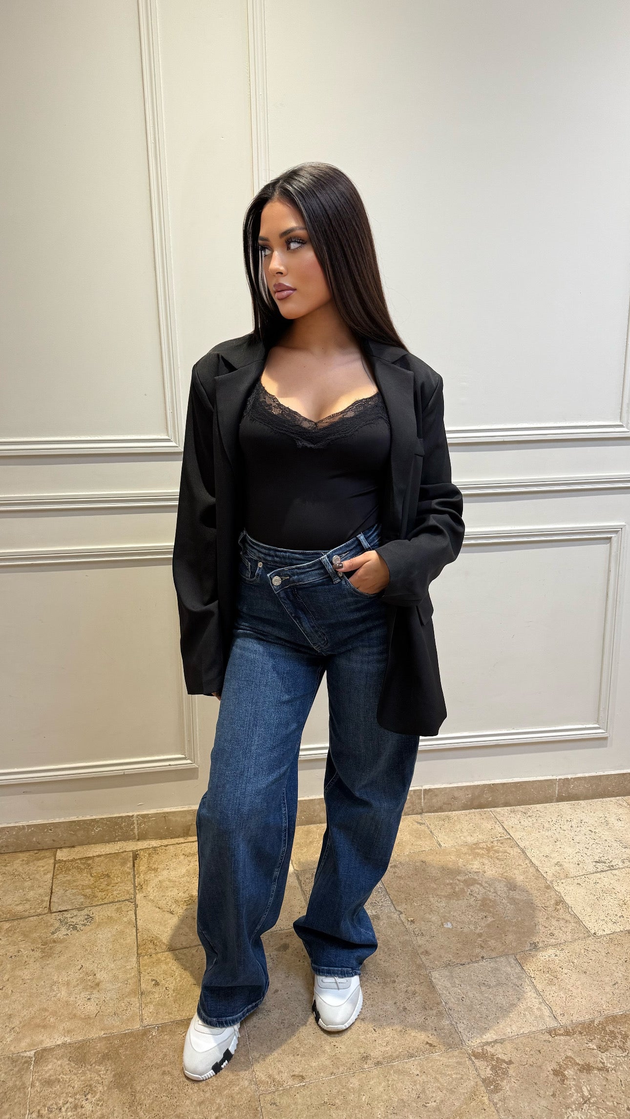 Jeans en V