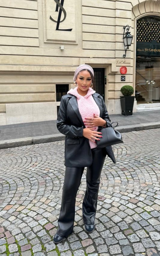 Pantalon effet Cuir